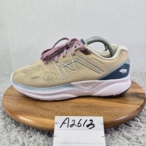 Karhu Women 8.5 Fusion Ortix 3.5 Chino Green Ether Yellow Gym Daily Running Shoe